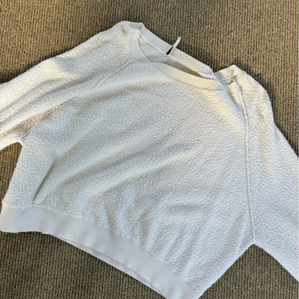 Free People White Sweater